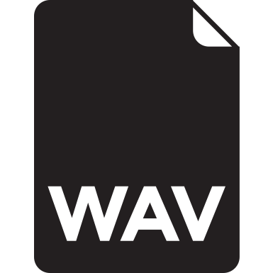 File, wav icon