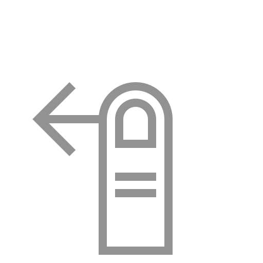 Finger, left, swipe icon