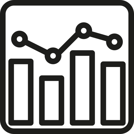 Graph, analytics, business, chart, diagram, report, statistics icon