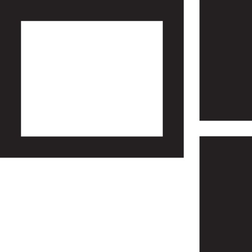 Design, formation, layout, option, organization, plan, sidebar icon