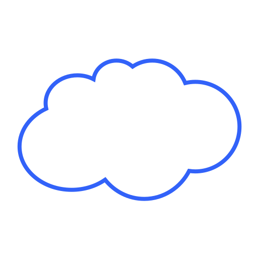 Cloud, cloudy, forecast, data, storage icon