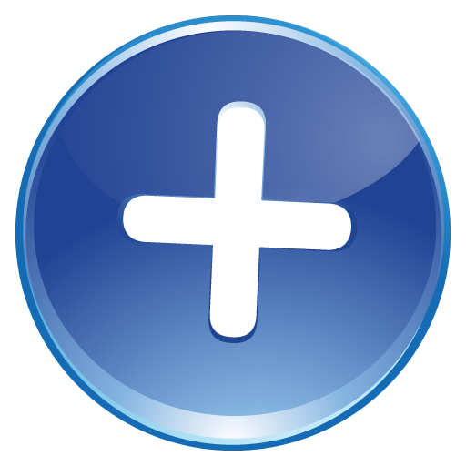 Add, blue, plus icon