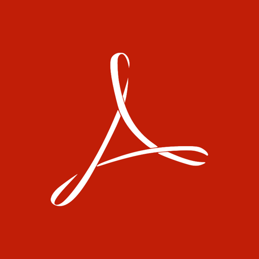 Adobe, acrobat, reader icon