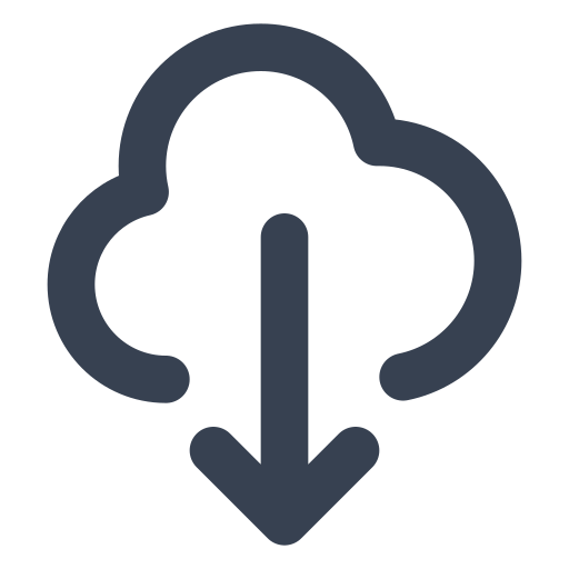 Cloud, download icon