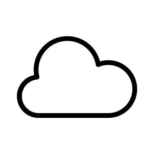 Cloud, internet, server icon