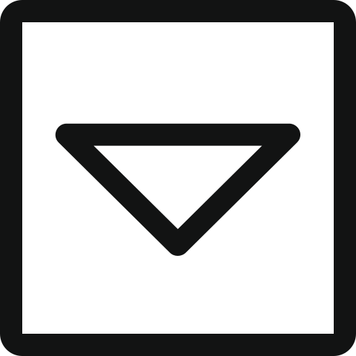 Arrow, arrow down, arrow square, down, square, stroke arrow icon