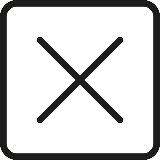 Remove, cancel, close, minus, trash icon