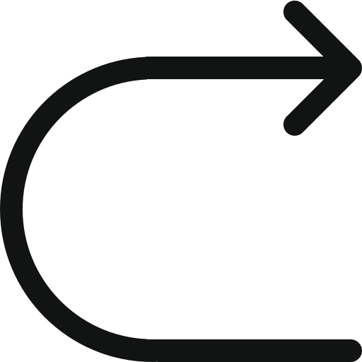 Arrow, arrow right, arrow turn, back, direction, right, turn icon