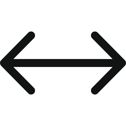 Arrow, arrows, left, right, unitedarrowleftright icon