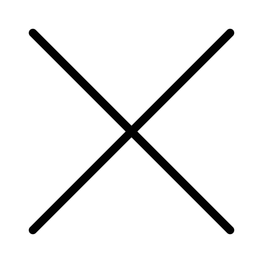 Cancel, close, delete, exit, quit icon