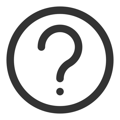 Basic, help, outline, question mark, ui icon