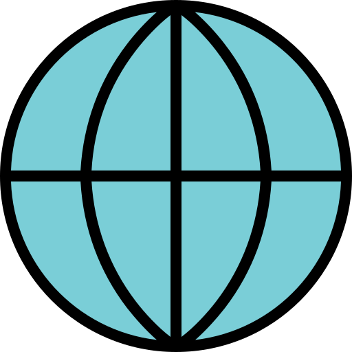 Earth, global, globe, map, world icon