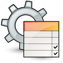 System, set, set table icon