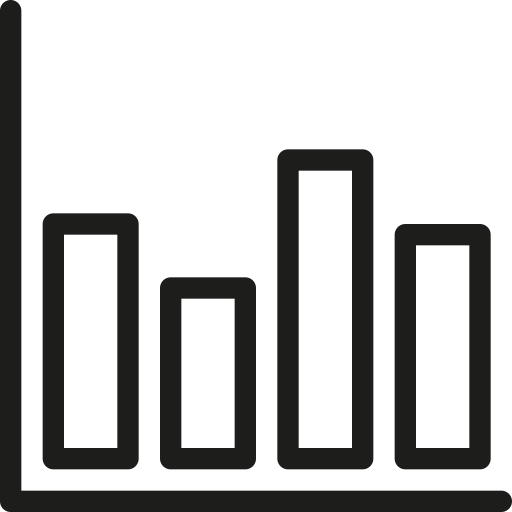 Bar, chart, analysis, analytics, business, finance, graph icon