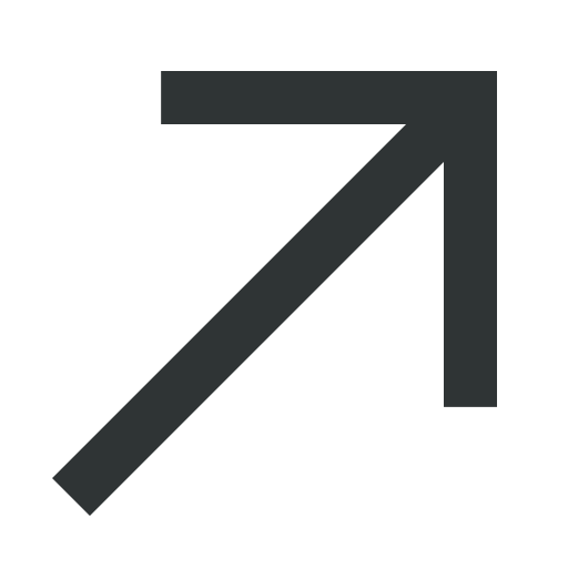 Arrow, arrowupright, arrows, move, right, up icon
