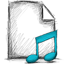 File, music icon