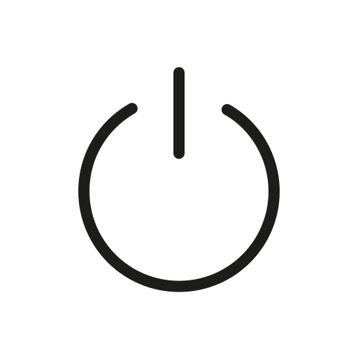 Dashboard, power, turn-off, turn-on icon