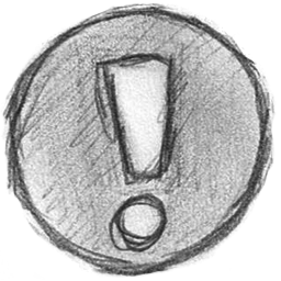 Alert, exclamation icon