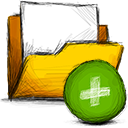 Folder, add icon