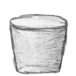 Bin, empty icon