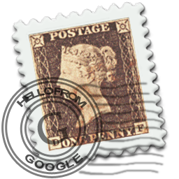 England, gmail, stamp icon