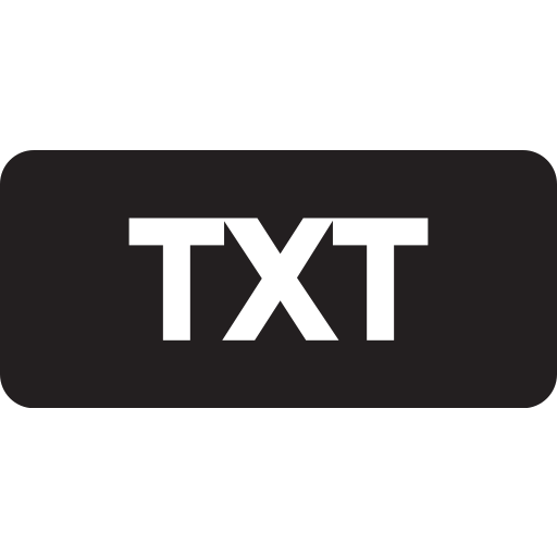 Tag, txt icon