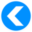 Circle Blue icon 64x64