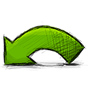 Arrow, undo icon