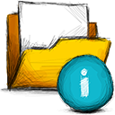 Folder, info icon