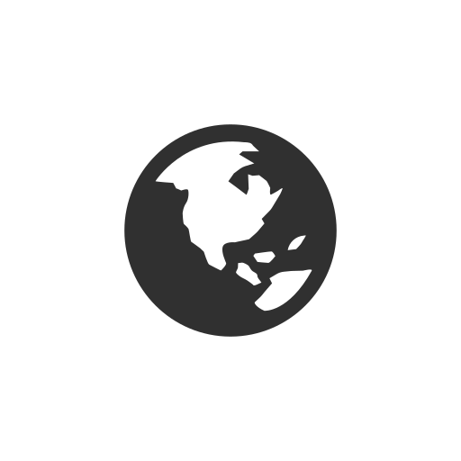 Earth, globe, notification icon