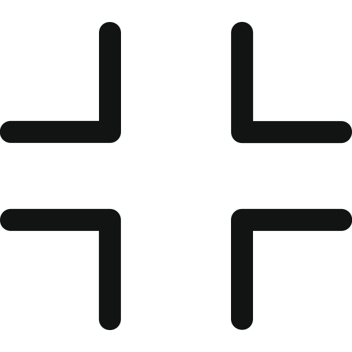 Exit, fullscreen, fullscreen exit, fullscreenexit, minimize icon