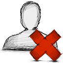 User, deny icon