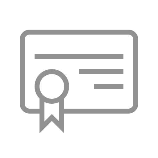 Certificate icon