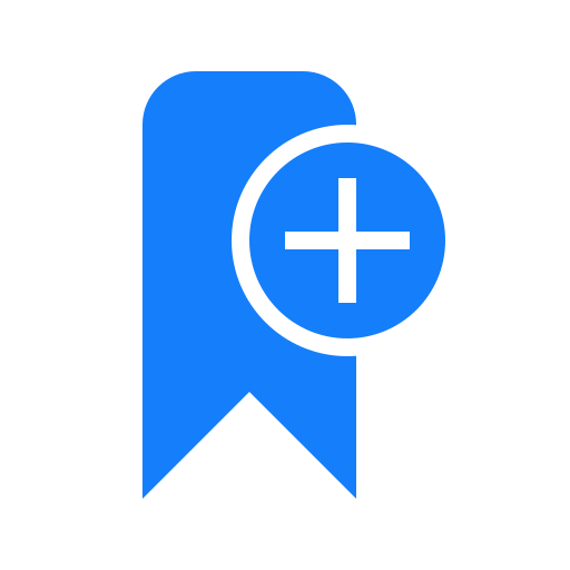 Add, bookmark icon
