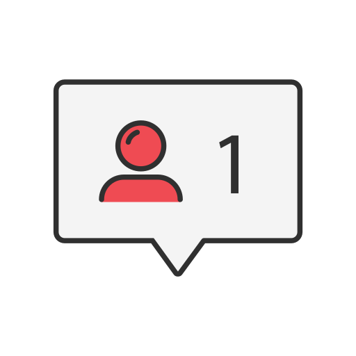 Follow, person, profile icon