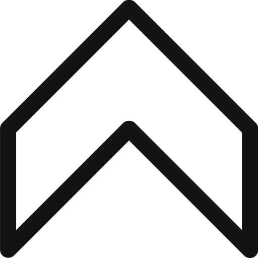 Arrow, direction, retro, stroke arrow, up icon