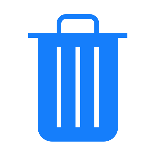 Can, trash icon