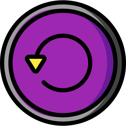 Audio, media, media player, music, reload, video player icon