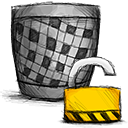Trash, unlocked icon