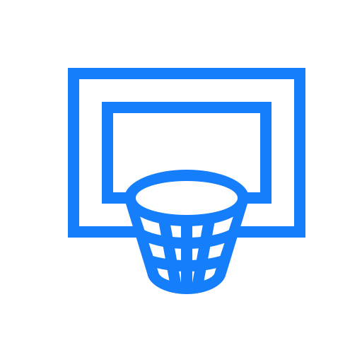 Basketball, hoop icon
