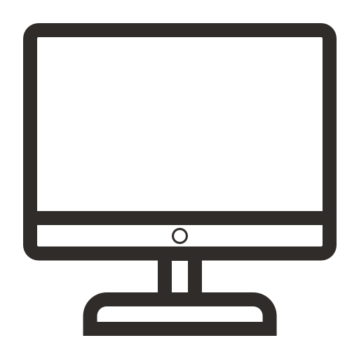 Computer, mac, macbook, pc, desktop, screen icon
