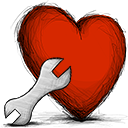 Favourite, settings icon