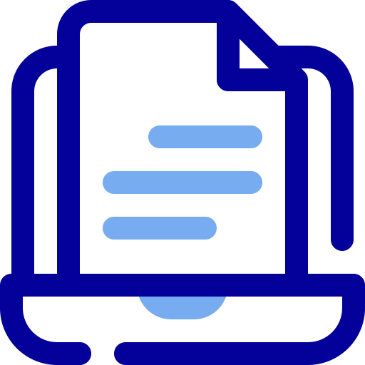 Laptop, notebook, technology, business, office, work, computer icon