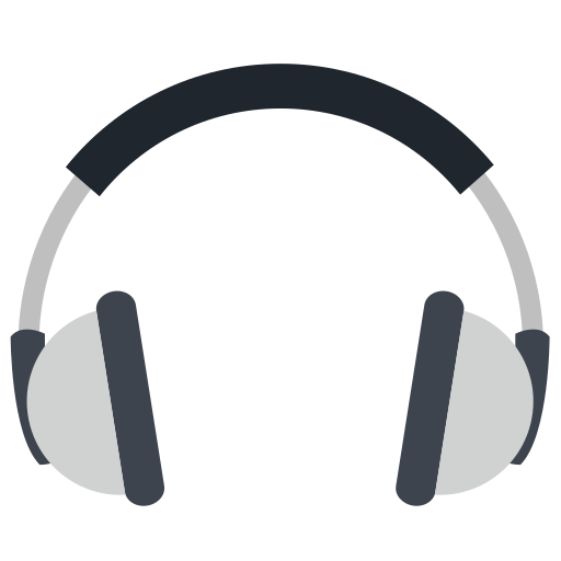 Audio, communication, computer, device, electronic, entertainment, headphone icon