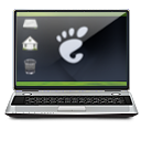 Gnome, laptop icon