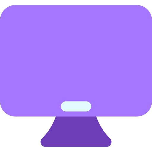 Basic, computer, desktop, pc, screen icon