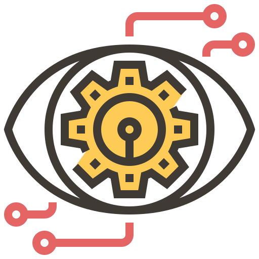 Ai, artificial intelligence, electronics, eye, robotics, technology icon