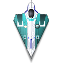 Blaster, fighter, rocket, space, spaceship icon