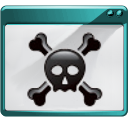 Kill, panel, quit, skull, amcä±k, force, hacker icon