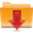 Downloads, red icon